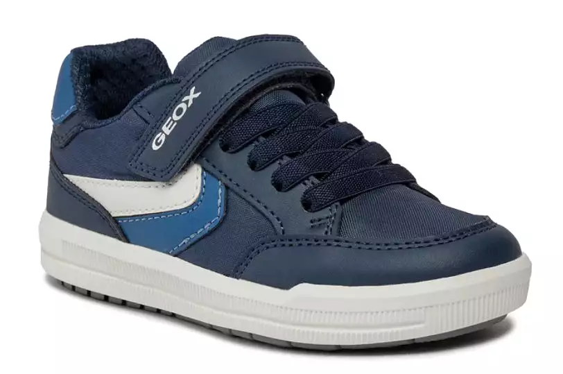 Geox Arzach Navy Jeans Sneakers