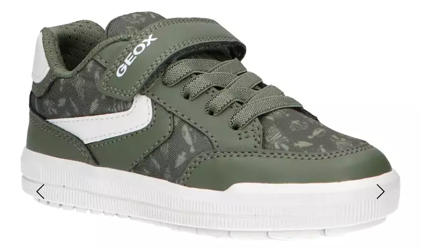 Geox Arzach Sage Off White Boys Sneakers