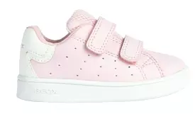 Geox Baby Girls Eclyper Pink Velcro Sneakers