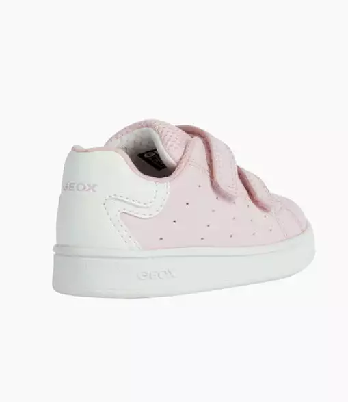 Geox Baby Girls Eclyper Pink Velcro Sneakers