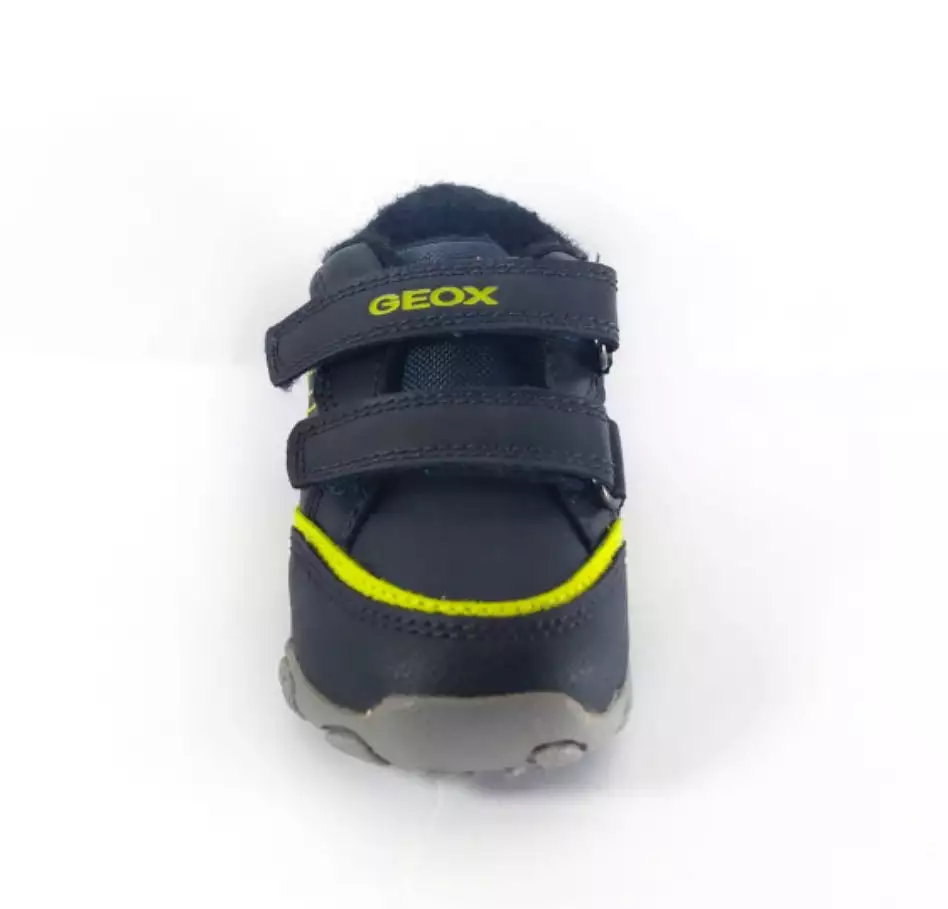 Geox Balu Navy Lime Baby Booties