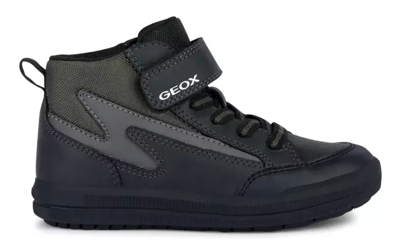 Geox Black Military Arzach Hightop Sneakers