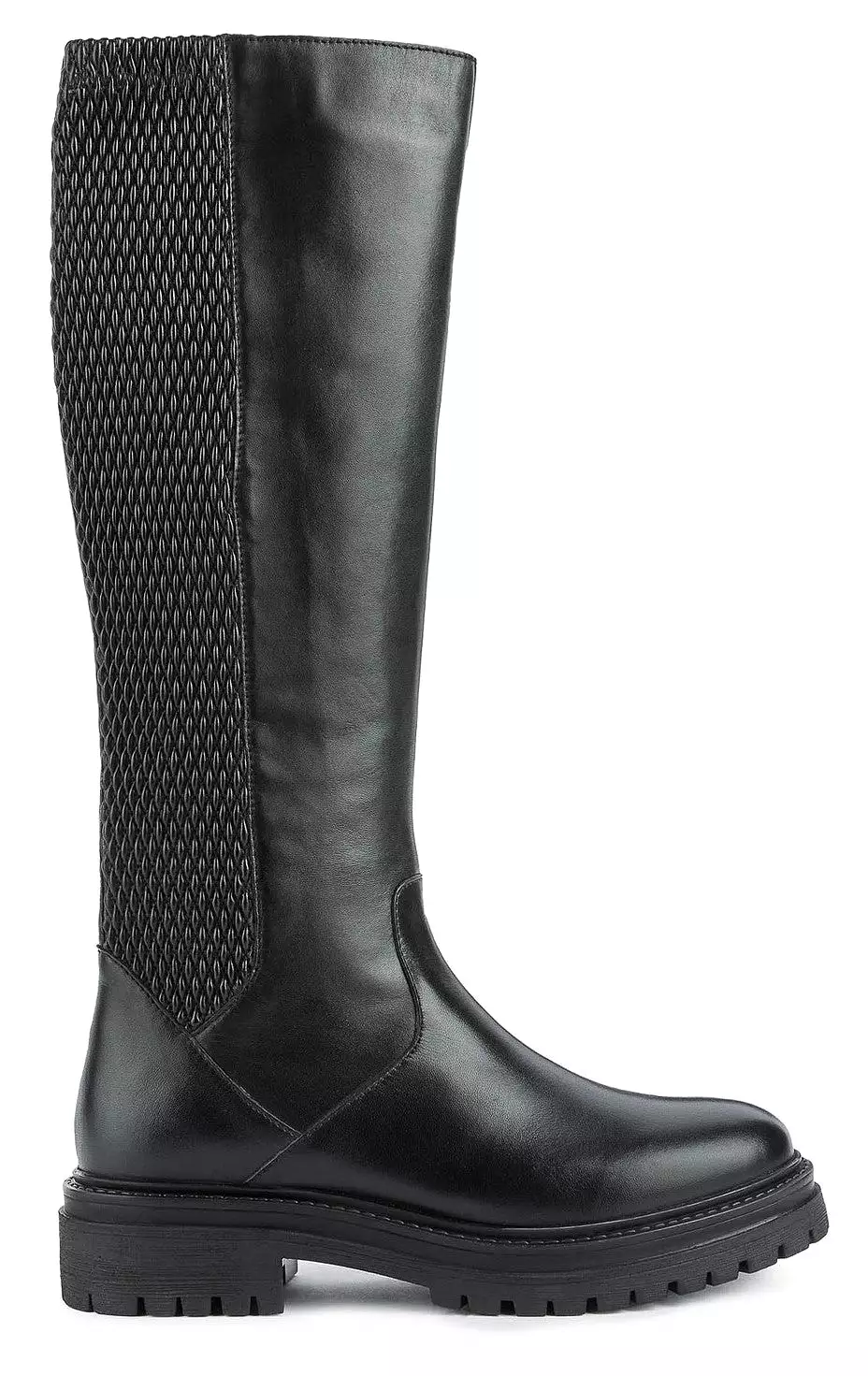 Geox D Iridea J Womens Leather Knee Boot