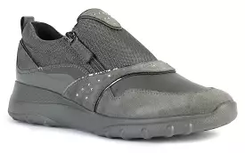 Geox D Zosma B Womens Leather Zip Fastening Trainer