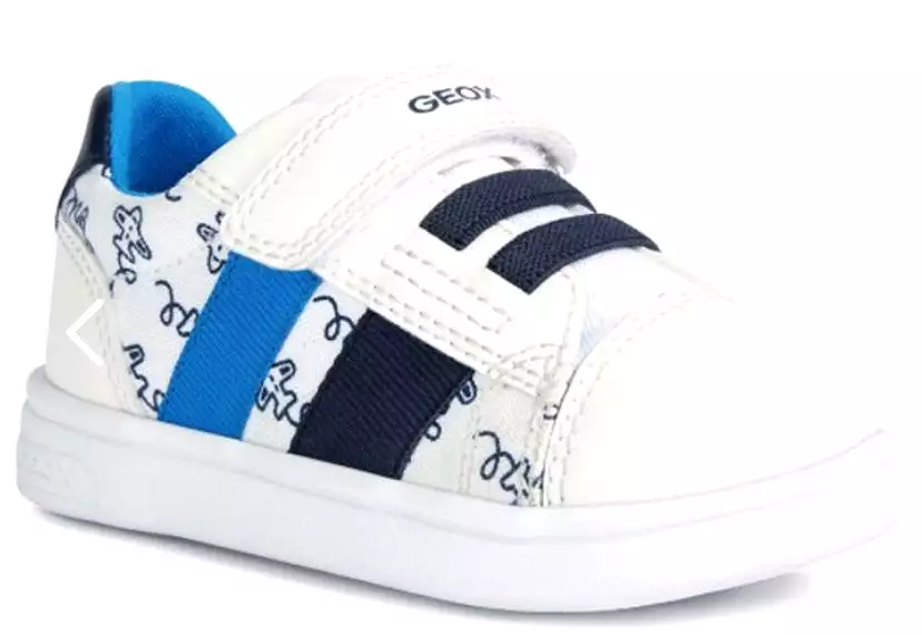 Geox DJ Rock Baby Boys Airplane Velcro Sneakers