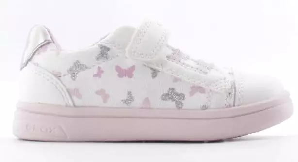 Geox DJ Rock Baby Girls Butterfly Velcro Sneakers