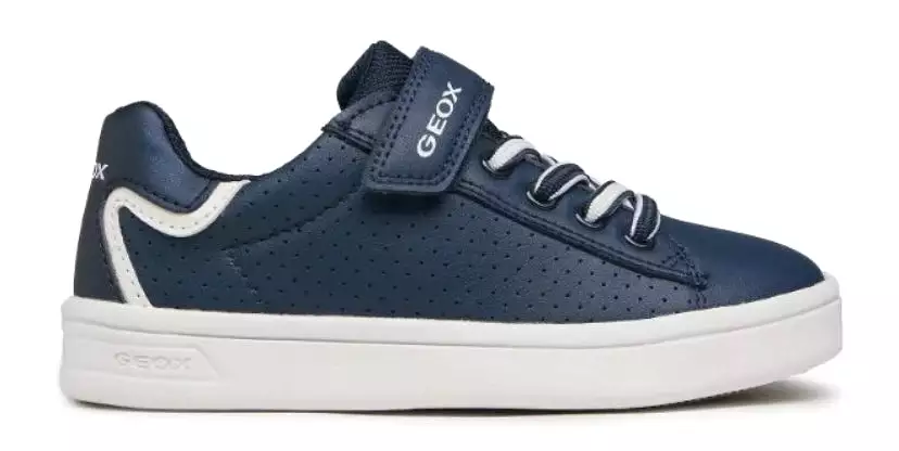 Geox DJ Rock Navy White Sneakers