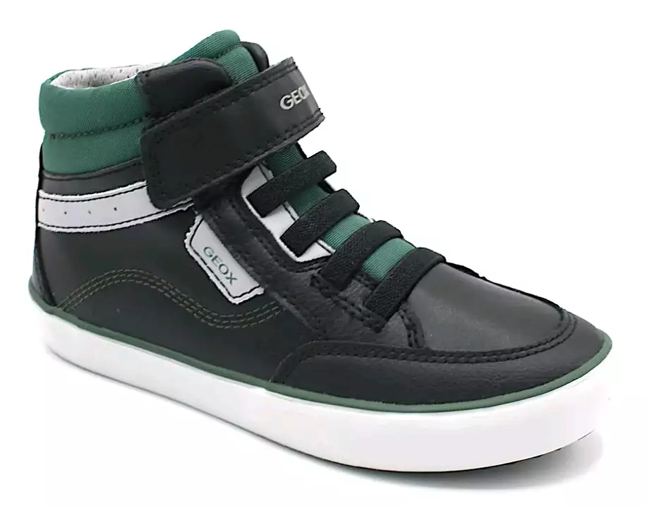 Geox Gisli Black Grey Hightop Sneakers