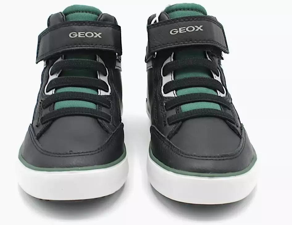 Geox Gisli Black Grey Hightop Sneakers