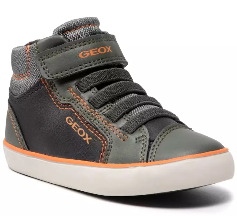 Geox Gisli Military Black Hightop Sneakers