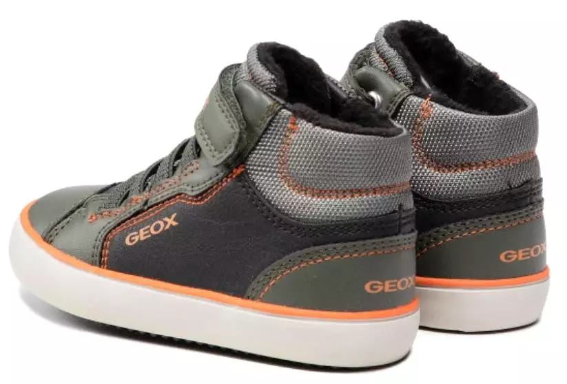 Geox Gisli Military Black Hightop Sneakers