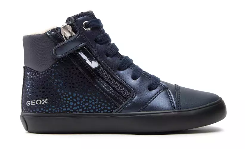 Geox Gisli Navy Hightop Sneakers