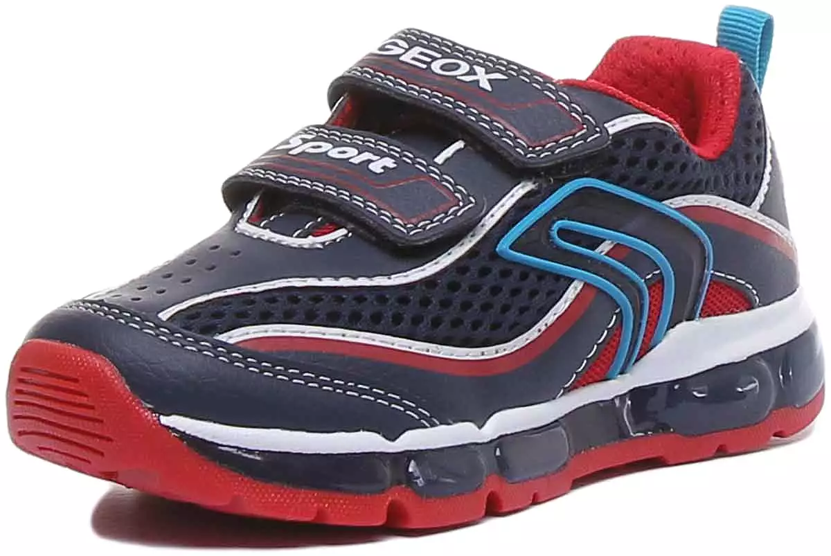 Geox J Android In Navy Red