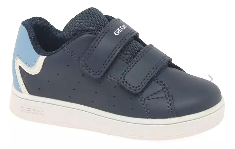 Geox Navy Jean Eclyper Velcro Sneakers