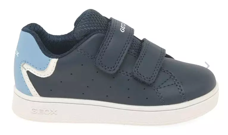 Geox Navy Jean Eclyper Velcro Sneakers