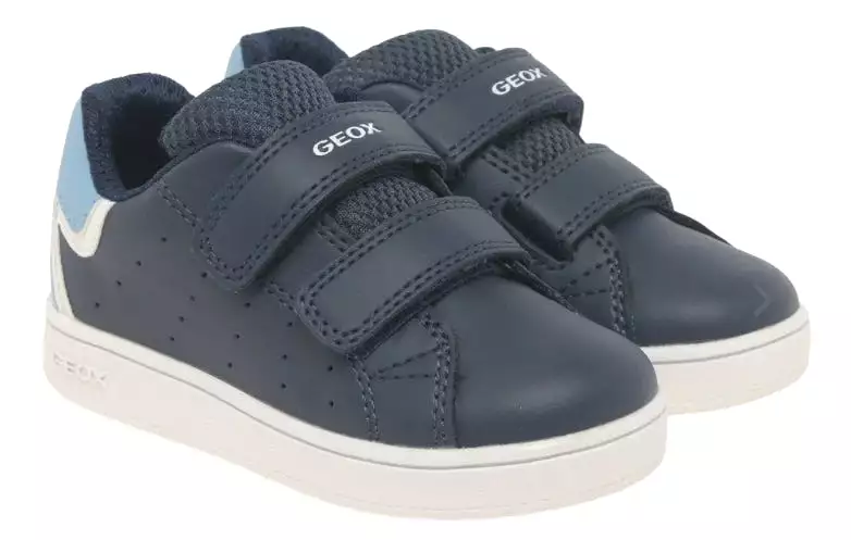 Geox Navy Jean Eclyper Velcro Sneakers