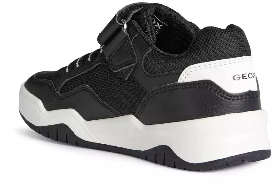 Geox Perth Black and White Sneakers