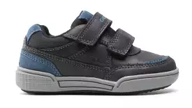 Geox Poseido Big Boys Black Blue Sneakers