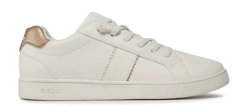 Geox White Platunum Eclyper Sneakers