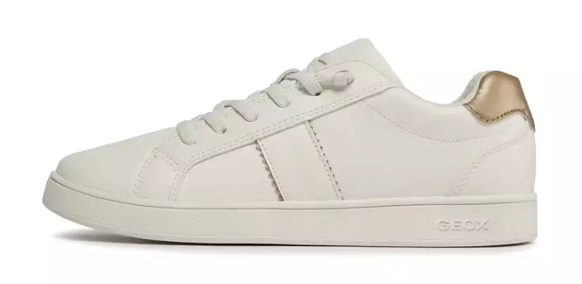 Geox White Platunum Eclyper Sneakers