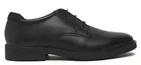 Geox Zeeno Black Leather Oxford Dress Shoe