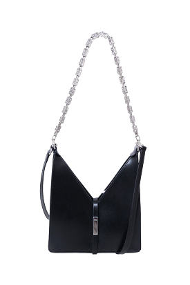 Givenchy Black Leather Cut Out Mini Shoulder Bag