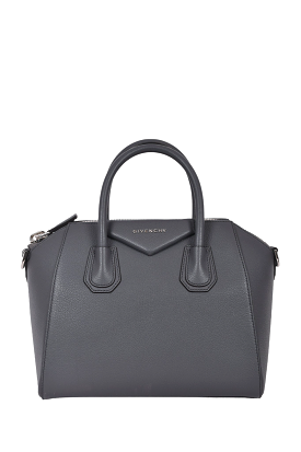 Givenchy Grey Leather Small Antigona Top Handle