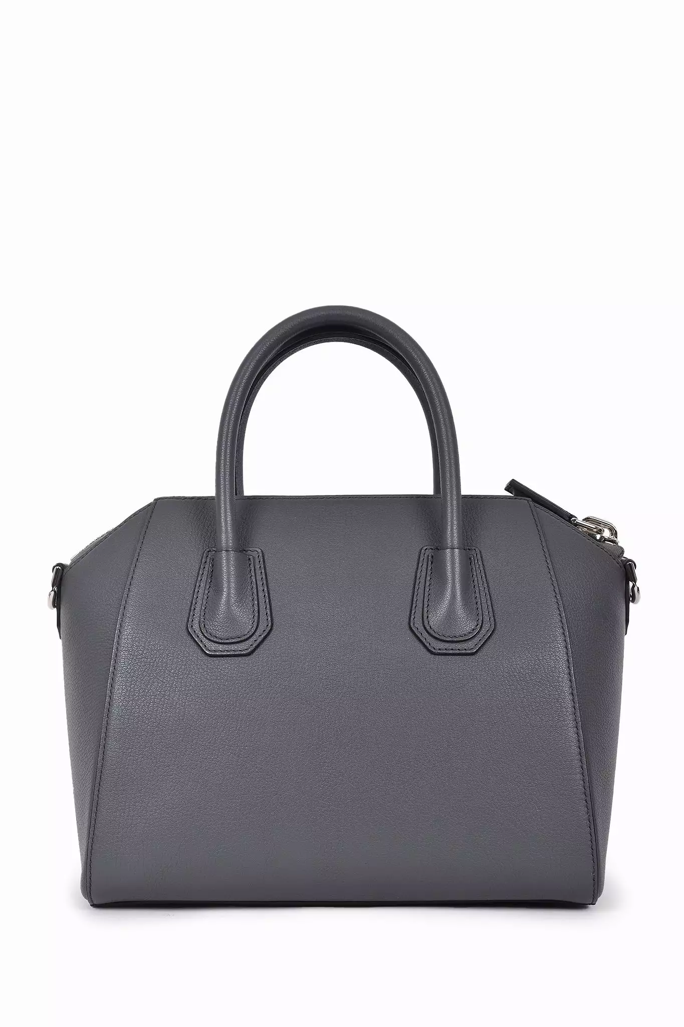 Givenchy Grey Leather Small Antigona Top Handle