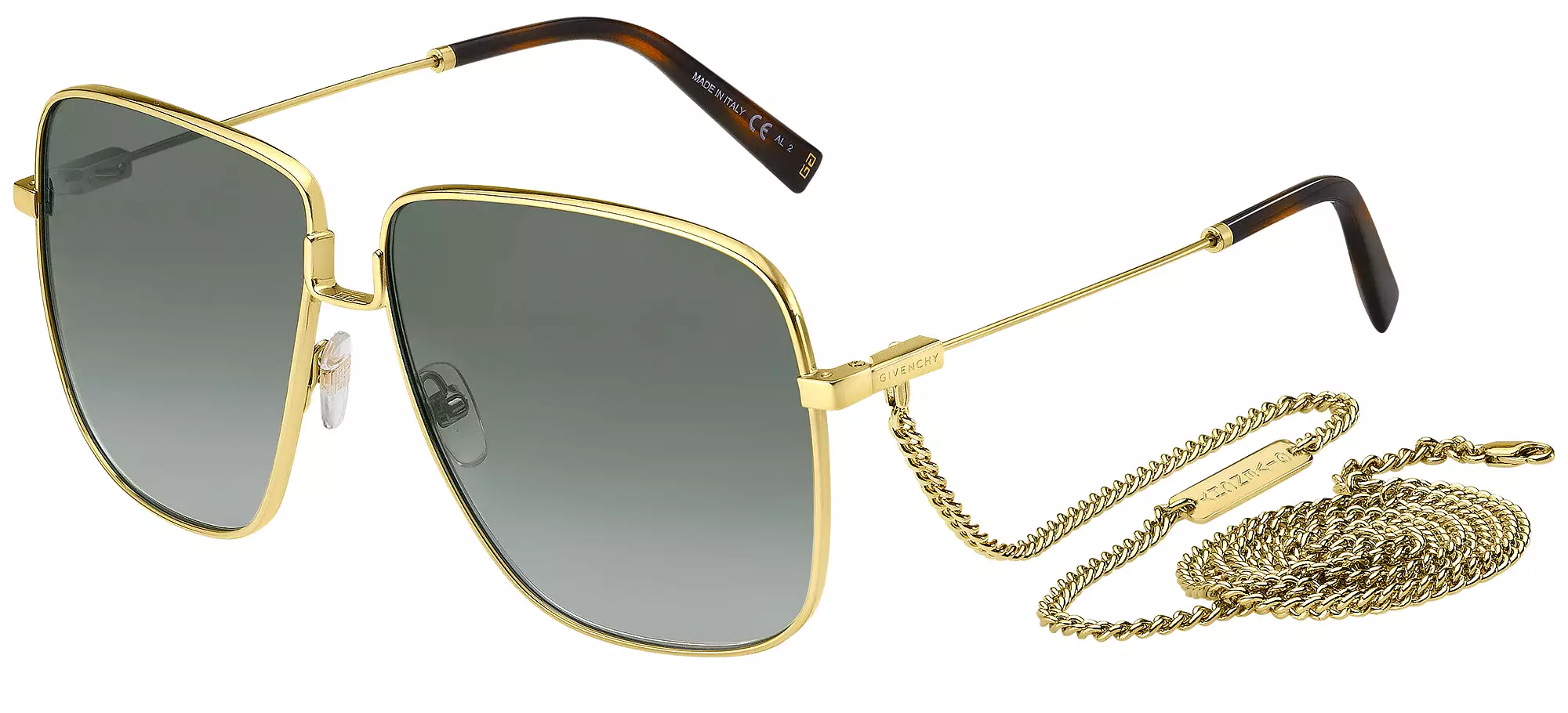 Givenchy GV7183 w/Chain , Gold/Grey