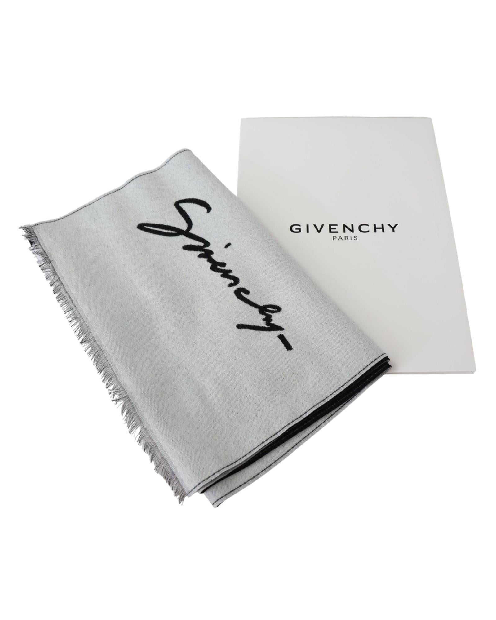 Givenchy Scarf with Logo Details One Size Men