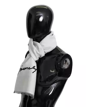 Givenchy Scarf with Logo Details One Size Men