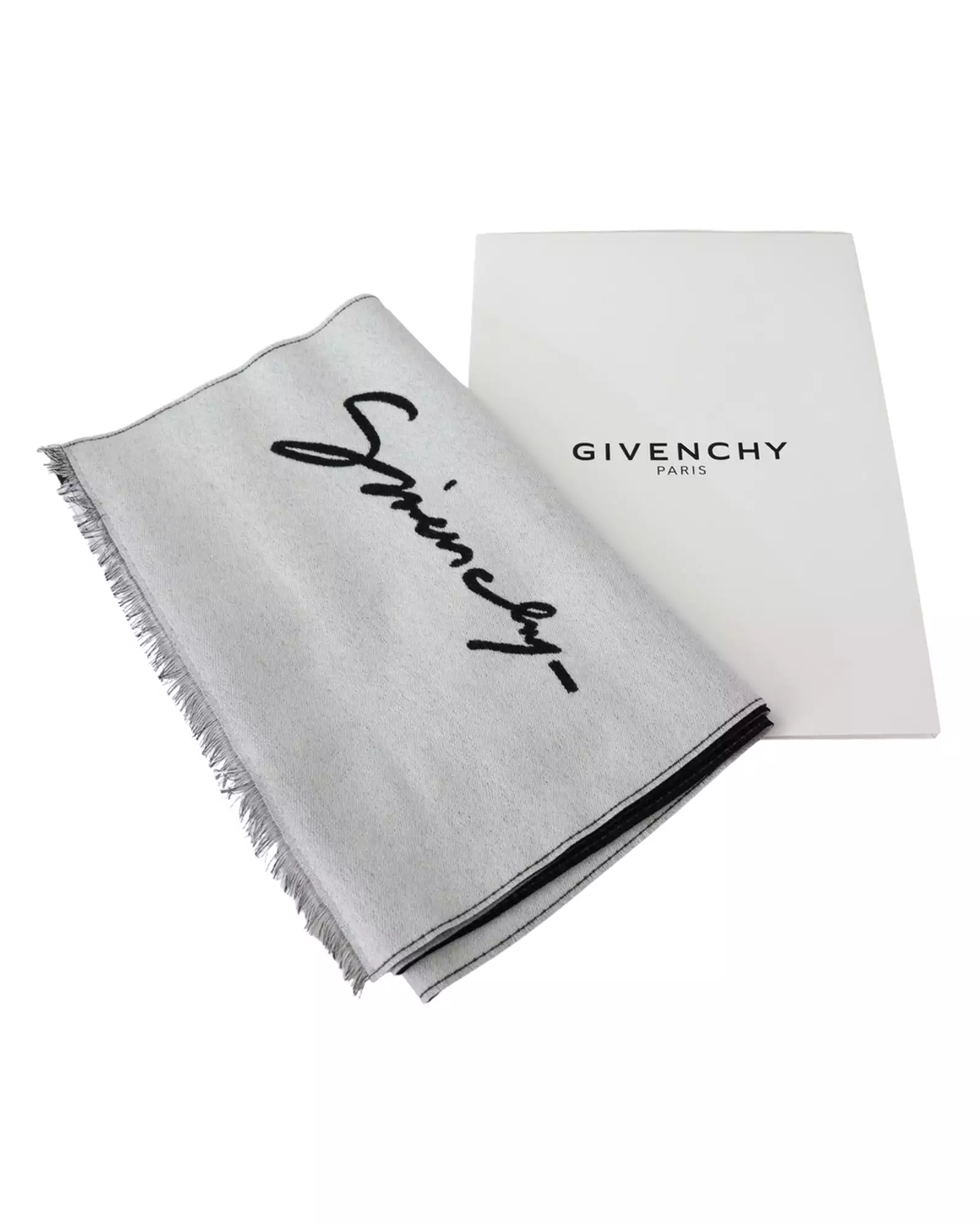 Givenchy Scarf with Logo Details One Size Men