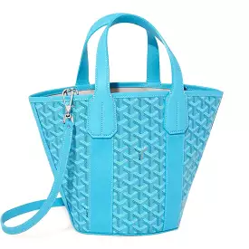 Goyard Belharra Turquoise PM Tote Bag