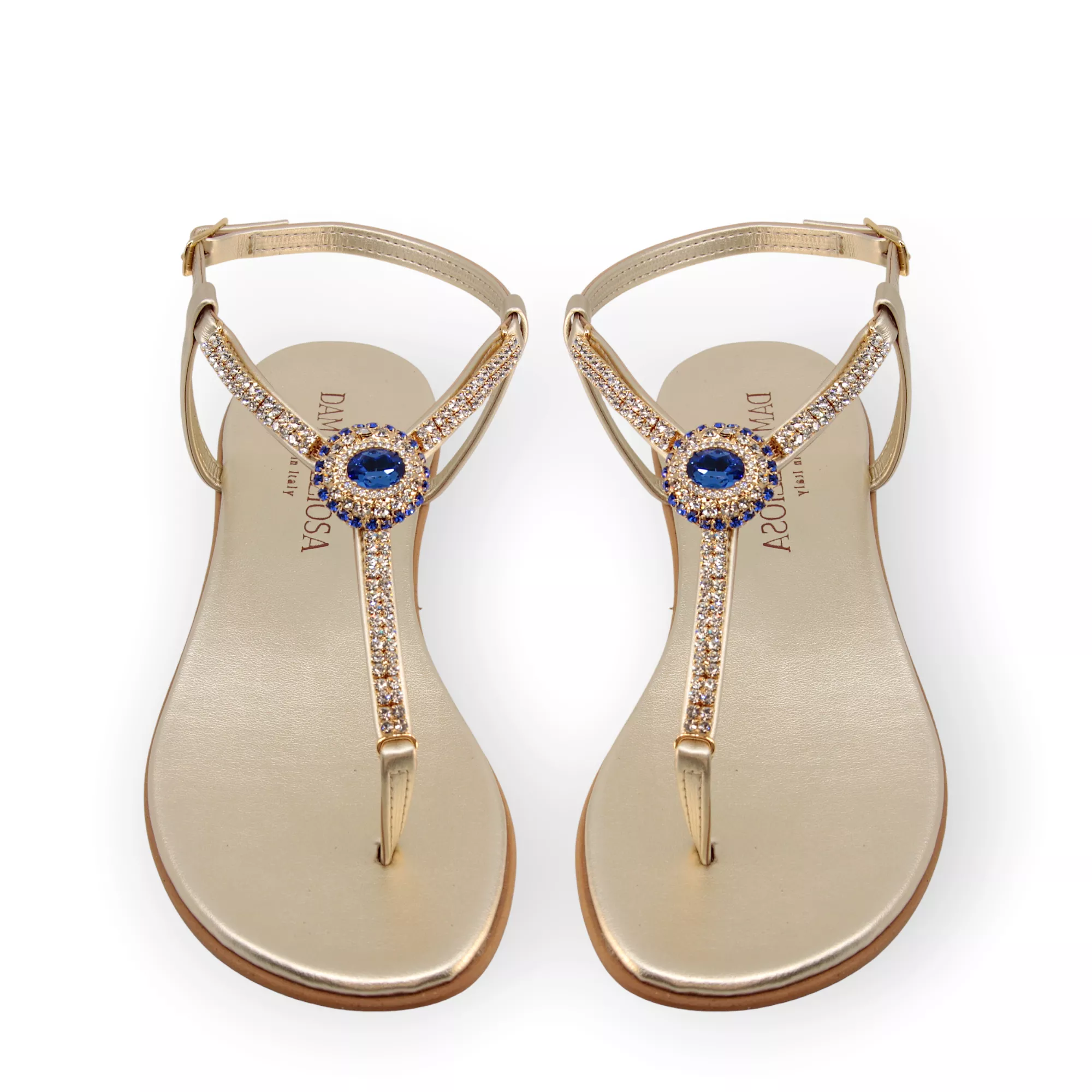 Grace flat sandal sapphire