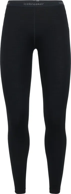 Icebreaker Women's Merino 260 Tech Thermal Leggings Black | Buy Icebreaker Women's Merino 260 Tech Thermal Leggings Bl