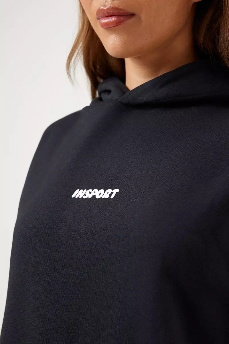 INSPORT UNISEX FRANKIE HOOD BLACK