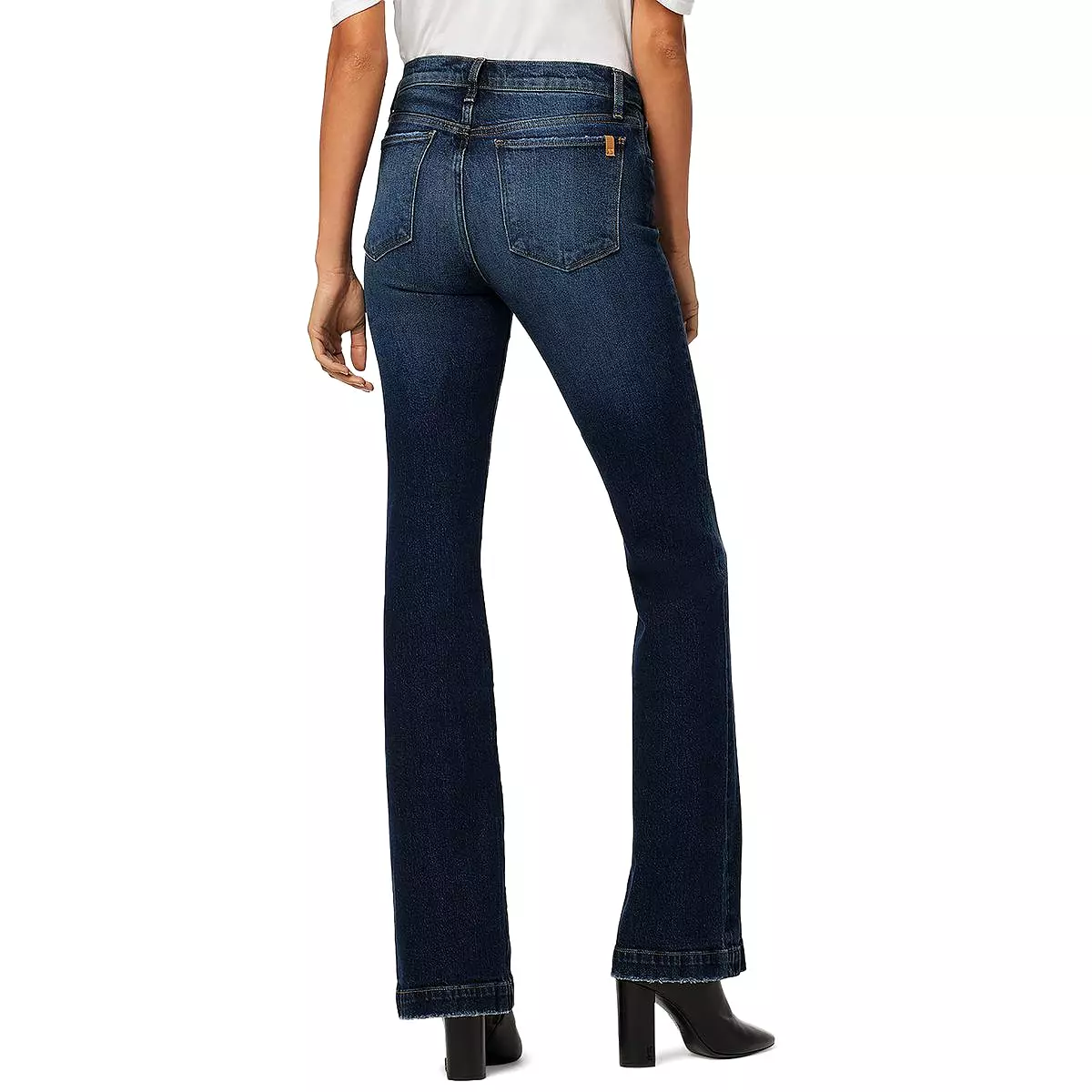 Joe's Womens Frankie Dark Wash Mid-Rise Bootcut Jeans