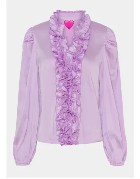 Lilac frill Top