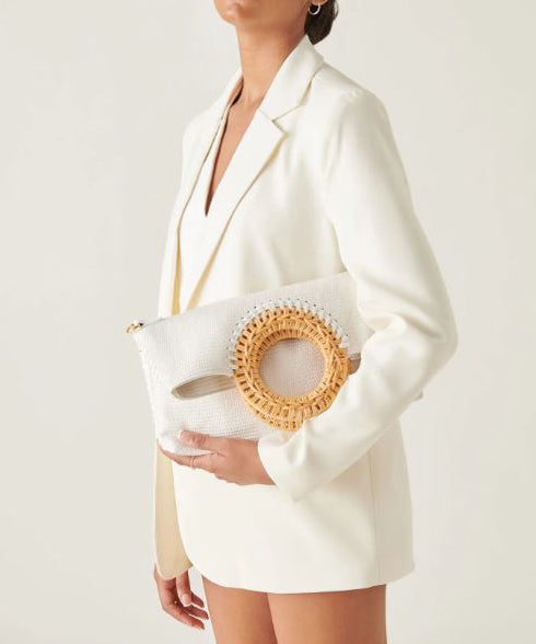 Lilah Clutch - White