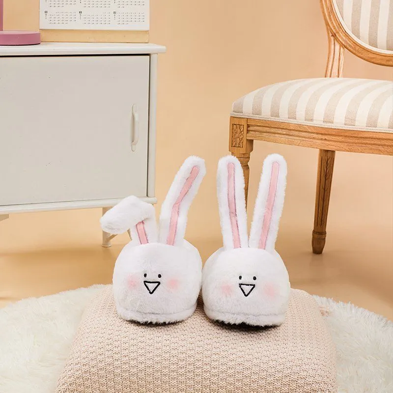 Long Ear Bunny Fluffy Slippers - Kimi