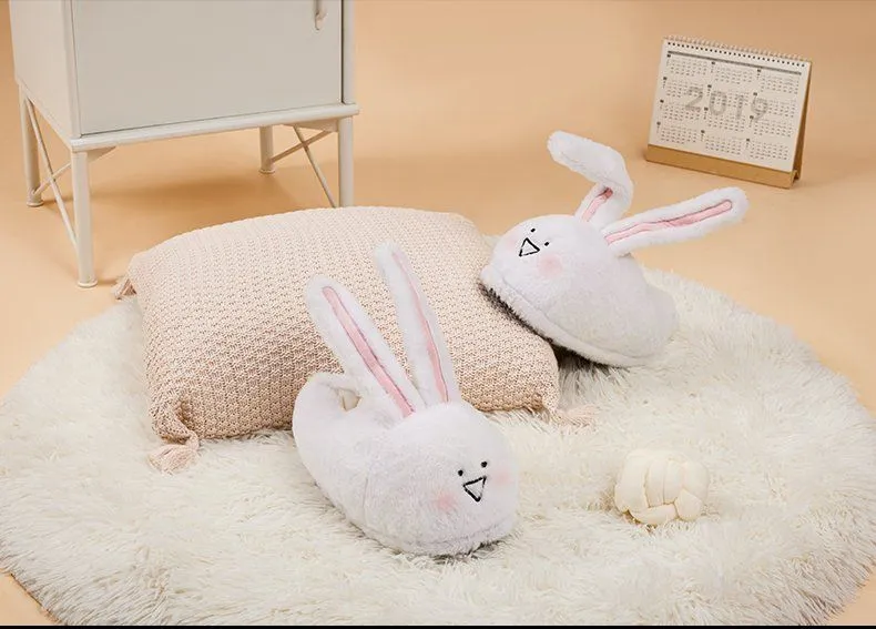 Long Ear Bunny Fluffy Slippers - Kimi