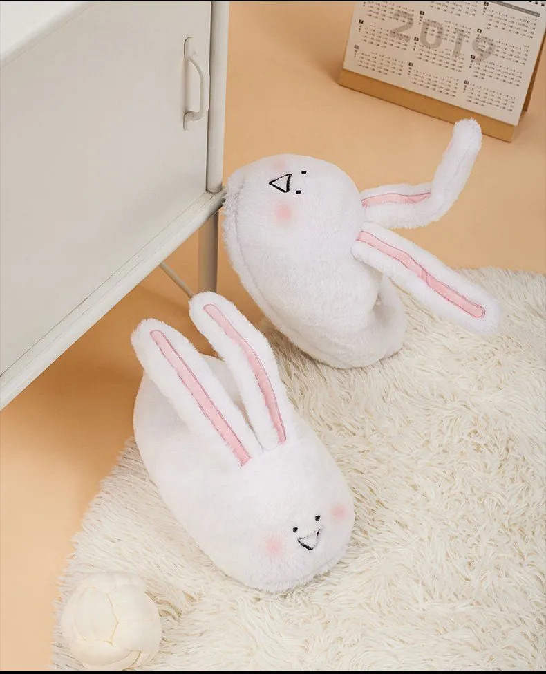 Long Ear Bunny Fluffy Slippers - Kimi