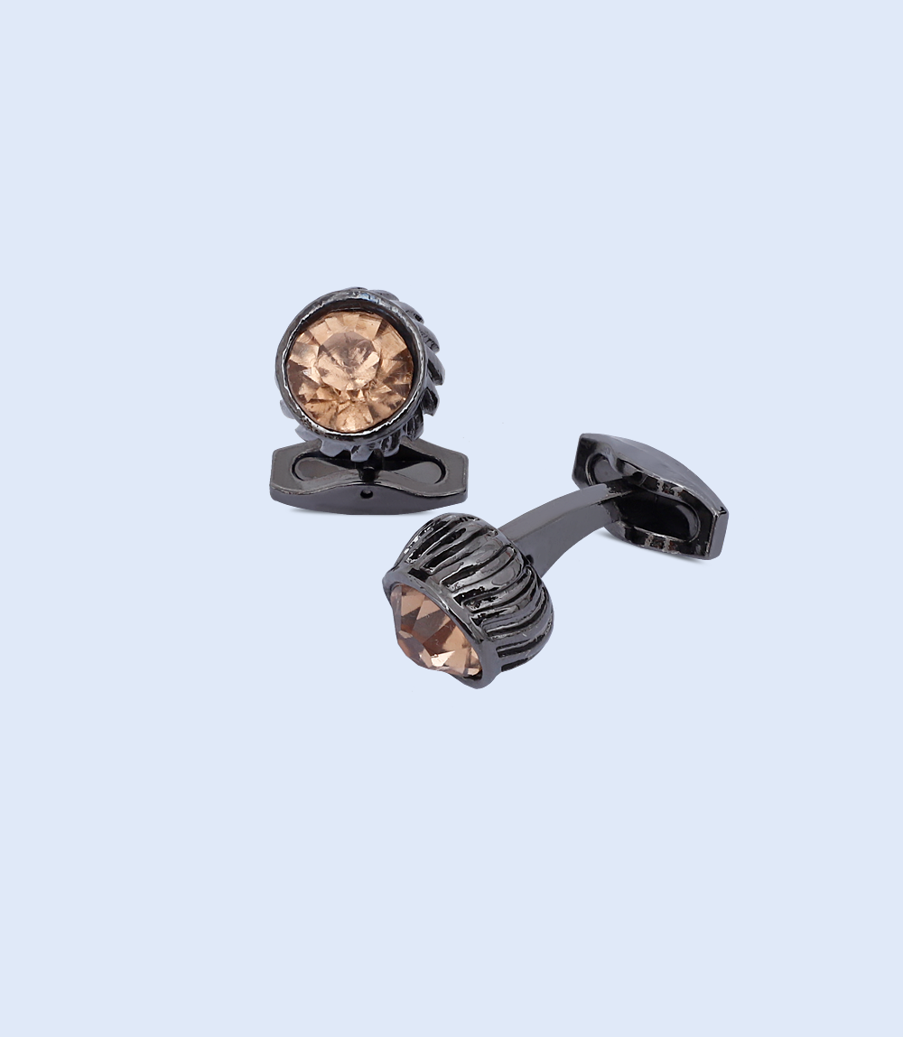 MA1490-SILVER-Men Cufflinks