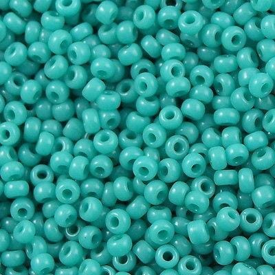 Miyuki Boncuk, MiyukiRoundBeads 6/0-0412 Opaque Turquoise Green