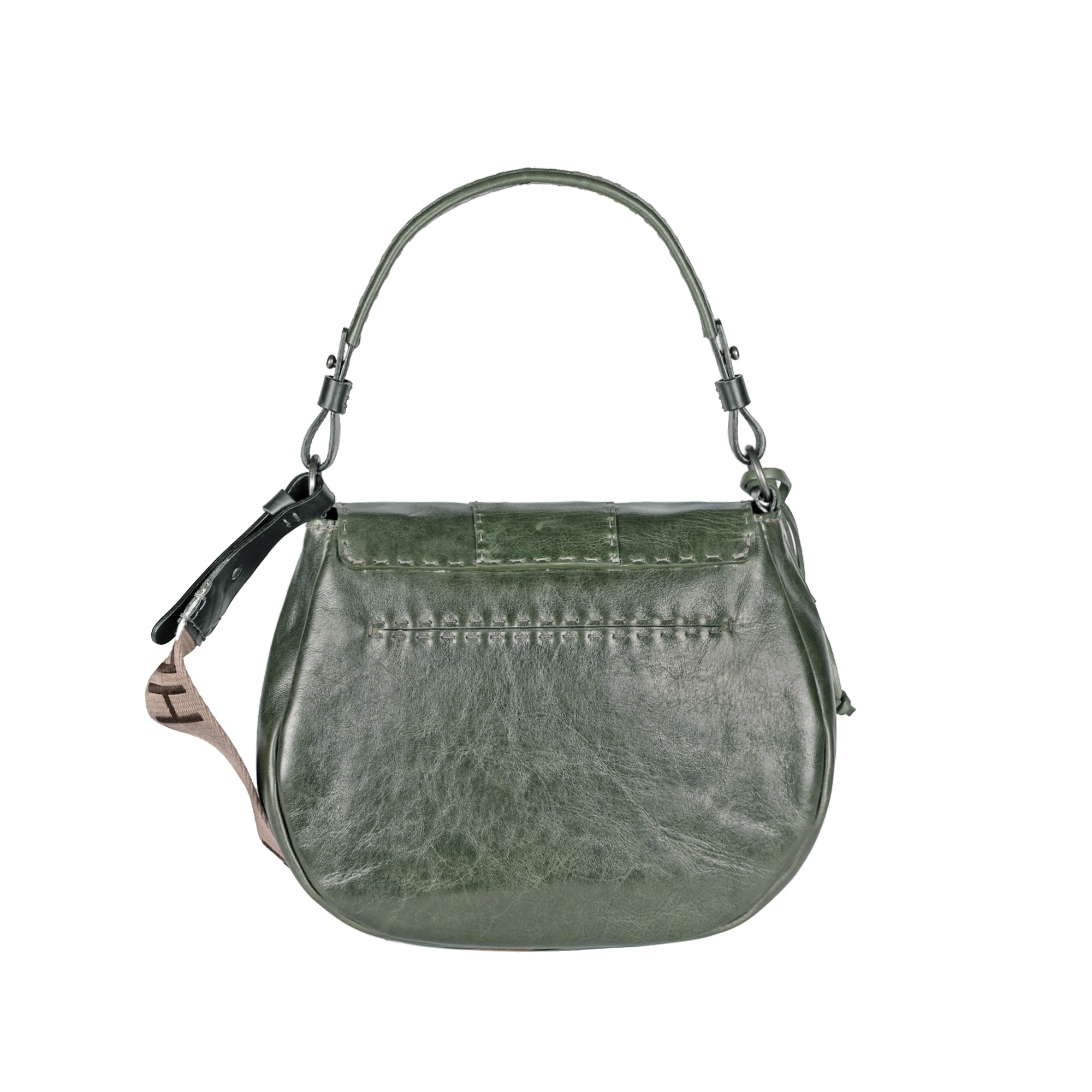 New Sella Horse M Greca Vetrato Forest Green