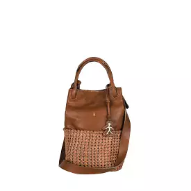 New Shopping Intreccio Crochet Cognac