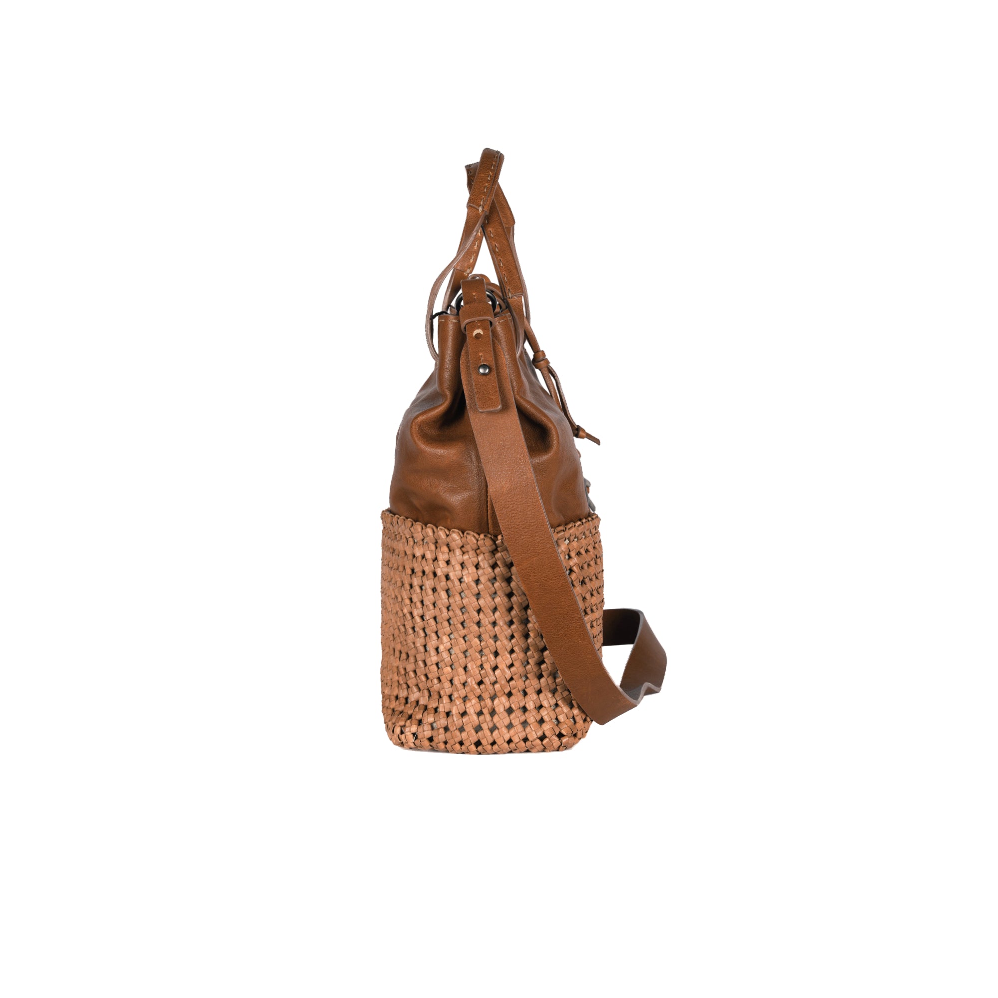 New Shopping Intreccio Crochet Cognac