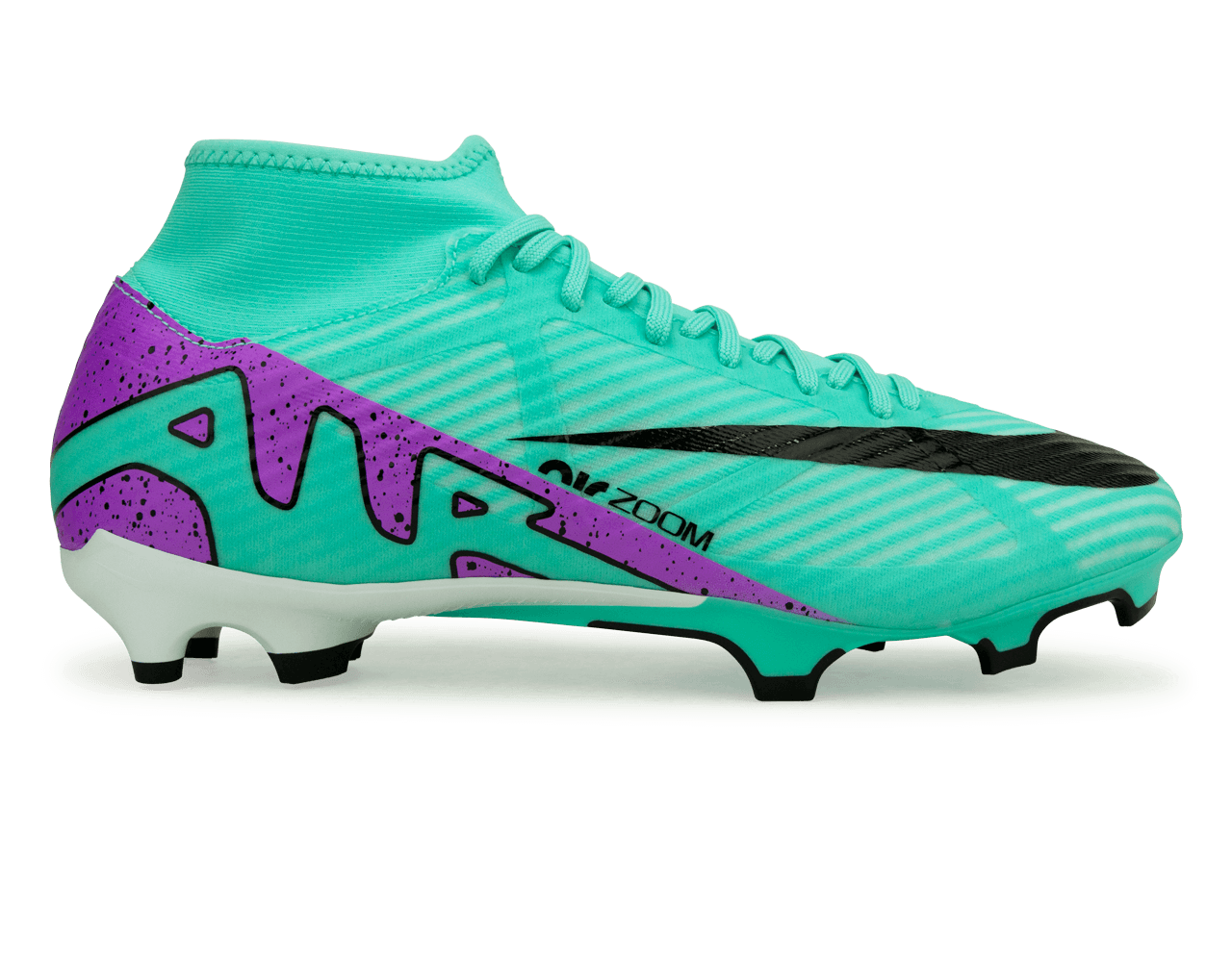 Nike Men's Zoom Mercurial Superfly 9 Academy FG/MG Turquoise/Black/Purple