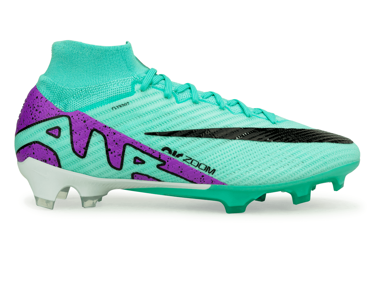 Nike Men's Zoom Mercurial Superfly 9 Elite FG Turquoise/Black/Purple