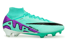 Nike Men's Zoom Mercurial Superfly 9 Elite FG Turquoise/Black/Purple